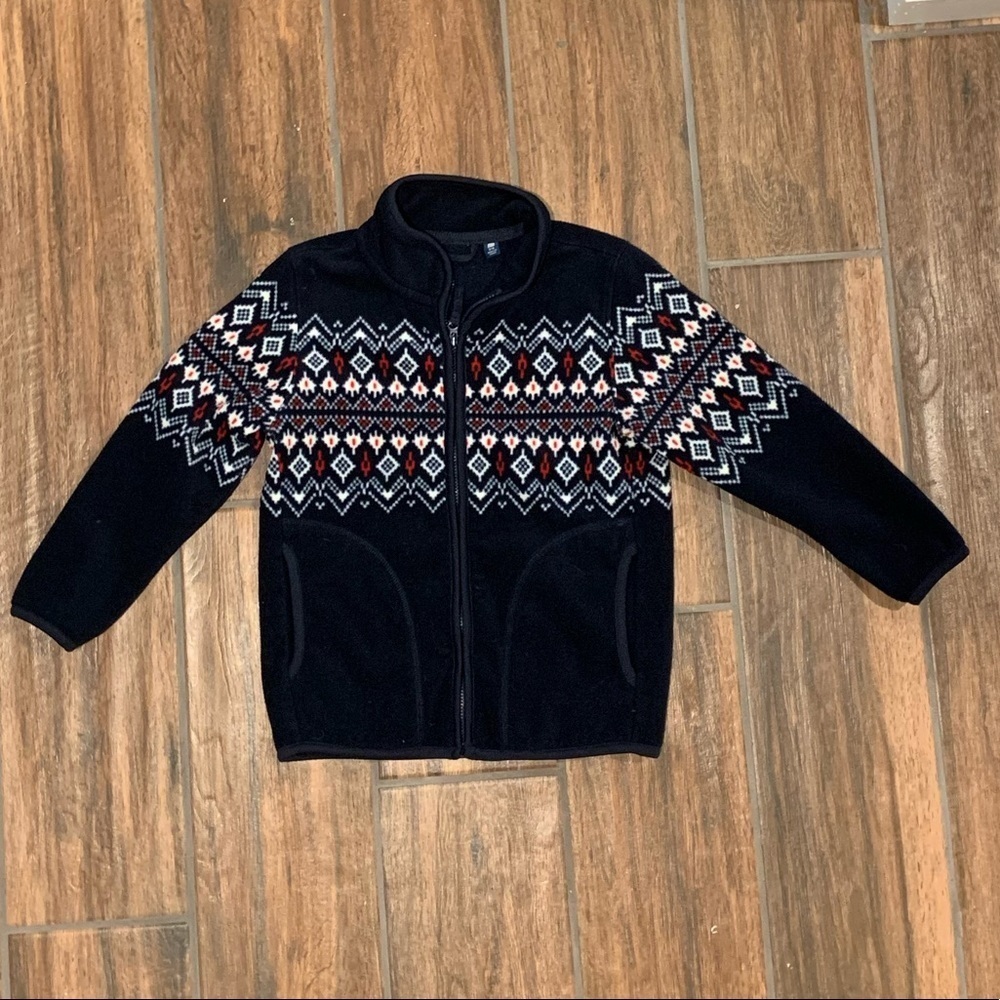 UNIQLO Kids Size 3/4 Fleece Jacket for Winter Snow Ski Vacation Warm Cozy
